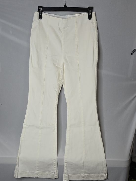 INC International Concepts Denim - INC International Concepts Flare Regular High Rise Pants Bright White 14 NWI